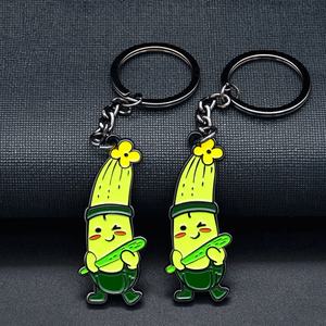 Porte-clés personnalisé en acier inoxydable et acrylique avec logo 3D de dessin animé, porte-clés personnalisable, souvenir - Product Image 5