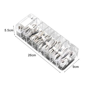 Wholesale Dustproof Organizer Cable Box Hub Desktop Data Mobile Phone Charging Power Buckle - Product Image 2