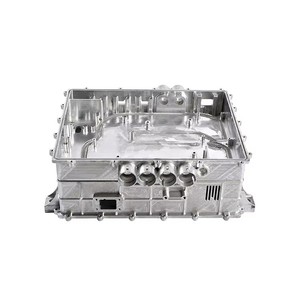 Custom Precision CNC Machined 6061 Aluminum EV <b>Power</b> Control Unit PCU Housing | New Energy Vehicle Inverter Enclosure Wire EDM - Product Image 1