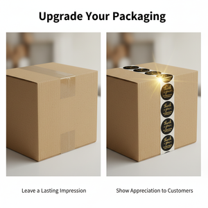 ฉลากบรรจุภัณฑ์อาหารแบบออกแบบส่วนตัว ฉลากกาวในตัว กระดาษ PLA กันน้ำ ฉลากม้วนลอกออกง่าย ปั๊มฟอยล์ทอง พิมพ์ลายตามสั่ง - Product Image 4