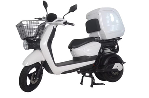 Tricycle Électrique Blanc Élégant 2026 |   Charge utile de 200-300 kg |   Vitesse de 30 à 50 km/h |   <span class=keywords><strong>Moto</strong></span> électrique pour la livraison de nourriture - Product Image 4