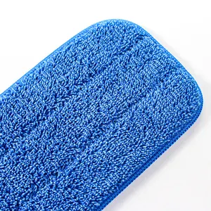 Fábrica al por mayor económica de microfibra Twisted Wet Mop Pad Flat Mop Refill para limpieza de pisos