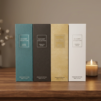 Boîte diffuseur rectangulaire en carton rigide, multicolores, personnalisable, pour emballage de parfums d'intérieur