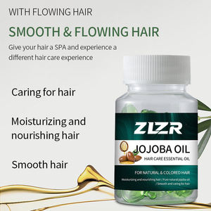 Capsules de sérum capillaire personnalisées à l'huile de jojoba naturelle biologique, à la menthe poivrée et à l'acide hyaluronique, pour réparer et nourrir les cheveux, 50 pièces - Product Image 4