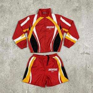 <span class=keywords><strong>Ensemble</strong></span> de survêtement personnalisé DCY pour hommes, survêtement personnalisé, coupe-vent pour hommes, survêtement tendance, coupe-vent bicolore, OEM - Product Image 3
