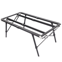 Nouvelle arrivée, table de pique-nique pliable portable en aluminium robuste, légère, combinée, pour le camping tactique en plein air, cuisine IGT