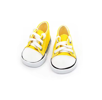 Vente en gros de chaussures de sport pour poupées de 18 pouces, chaussures de tennis en plastique, jouet DIY pour poupées de 18 pouces