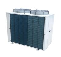 Unidad de Condensación de Aire Acondicionado Industrial Monofásica de Doble Ventilador para Compresor Scroll Motorizado para Refrigeración