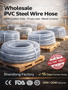 สายดูด PVC ทนทาน เป็นมิตรกับสิ่งแวดล้อม ผลิตโดย OEM  ใช้ลวดเหล็กเสริม ได้รับมาตรฐาน FDA ปลอดสารพิษ เหมาะสำหรับอุตสาหกรรมนมและไวน์ - Product Image 4