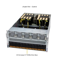 Serveur en rack 5U de calcul haute performance GPU SuperServer SYS-522GA-NRT pour l'IA et l'apprentissage profond