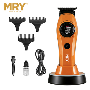 <span class=keywords><strong>Tondeuse</strong></span> à <span class=keywords><strong>cheveux</strong></span> sans fil professionnelle MRY BLDC, moteur électrique, lame DLC, corps en alliage de zinc, pour hommes - Product Image 1