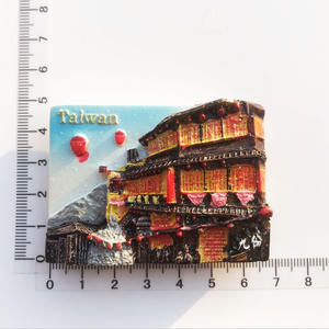 대만 3D 금속 공예 냉장고 자석 도시 여행 및 지역 관광 기념품 결혼식 행사 모양 수지 냉장고 자석 - Product Image 4