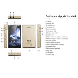 Reproductor MP3 HiFi sin Pérdidas con Cuerpo de Aleación de Aluminio, 64 GB de Almacenamiento, Chip CS43198 para Disfrutar de la Música Pura - Product Image 6