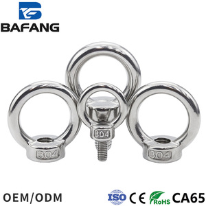 डि582 स्टेनलेस स्टील आई नट हेक्सागोन आंख के नट M3-48 महिला धागे 304 स्टेनलेस स्टील गोल आकार - Product Image 3