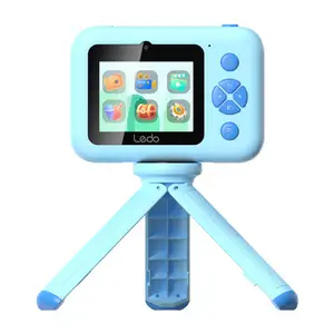 Mini Educational Toys Customized Kids Digital Video Selfie Photography Camera With Puzzle Games