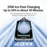UGREEN W758 Chargeur sans fil magnétique pour voiture 25W Max, support de téléphone pour grille d'aération, charge rapide pour téléphones portables