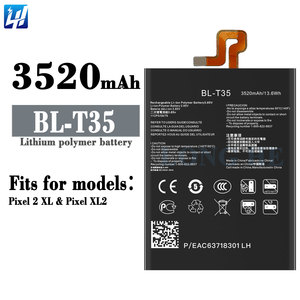 Batería de Litio para Teléfono Móvil BL-T35 para LG Pixel 2 XL 2XL <span class=keywords><strong>PIXEL2</strong></span> XL T35 BLT35 3520mAh 3.85V - Product Image 2