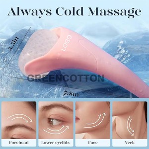 Juego de Herramientas Faciales de Rodillo de Hielo y Gua Sha con Logotipo Personalizado, Reduce la Hinchazón, Herramientas para el Cuidado de la Piel, Masajeador Facial para Hombres y Mujeres - Product Image 2