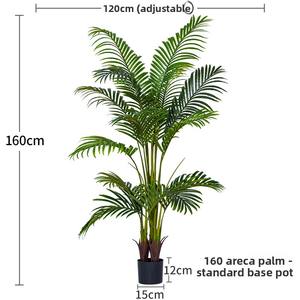 Plantes artificielles au toucher réel en promotion : Palmier Areca et <span class=keywords><strong>bambou</strong></span> en pot pour la décoration intérieure du salon - Product Image 6