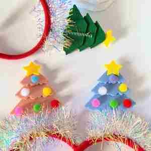 Nuevos Accesorios para el Cabello de Navidad 2025, Diadema con Árbol de Navidad Colorido y Adorable, Diadema para Adultos y Niños, Decoración para Fiestas, Regalo - Product Image 4