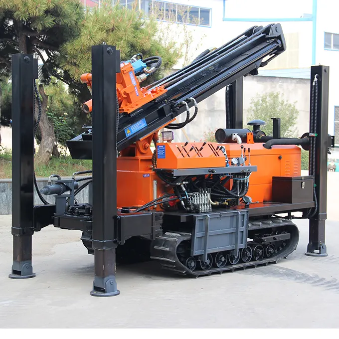 Hydraulic 180M Well Drilling Machine Steel Crawler Factory Price Diesel Water Well Drilling Rig For Sale