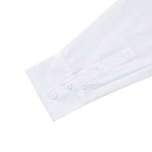 Chemise pour homme, décontractée, business, coton et polyester, design simple avec col boutonné, manches longues - Product Image 6