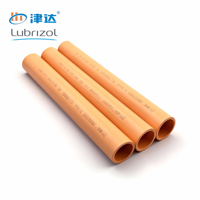 Tuyaux et raccords CPVC orange de haute qualité pour système d'incendie, tuyaux de protection incendie CPVC