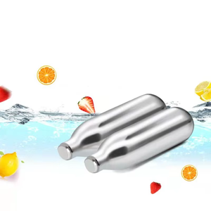 Cilindro de CO2 de Acero de Grado Alimenticio de 8g y 60 Bares para Dispensador de Refrescos Comercial, Suministro de Equipos para Bebidas en Restaurantes - Product Image 1