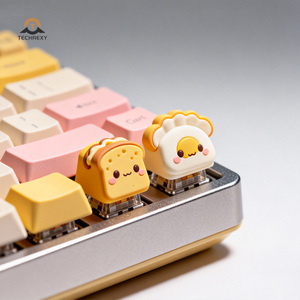 Teclas 3D Impresas de Comida Anime, Lindas y Populares, Multicolores, Personalizadas, de Resina PBT, para Teclado Mecánico de Juegos - Product Image 2