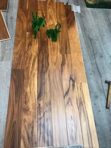 Geleneksel tarzı kısa yaprak altın renk akasya kapalı çok katmanlı parke el kazınmış mühendislik parke döşeme - Product Image 6