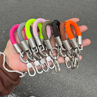 Ring-Schnallen-Handyband, Daumenband 360° °   Rotierender Bidirektionaler Ringschnallen-Mini-Fingeranhänger mit Anti-Verlust-Schlaufe