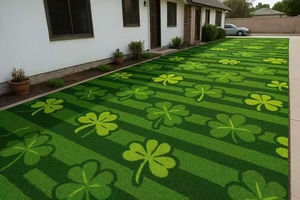 China Factory PP PE Artificial Turf OEKO-<b>TEX</b> CE ISO Certified UV Resistant 5-8Yrs Warranty Garden Landscape Grass - Product Image 6