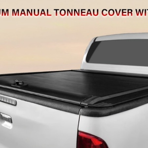 Cubierta Retráctil Impermeable de Aleación para Caja de Camioneta Dodge Ram 1500, Plegable Manualmente, de Aluminio con Cierres a Presión - Product Image 3