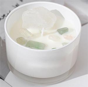 เทียนหอมระเหยจากหินคริสตัลทำด้วยมือสำหรับคริสต์มาสและงานแต่งงานขายส่งสำหรับของขวัญ - Product Image 6