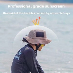 <span class=keywords><strong>Casquette</strong></span> de <span class=keywords><strong>surf</strong></span> et de pêche pour sports nautiques d'été, pour hommes et femmes, protection solaire UPF50, en nylon, séchage rapide, respirante, pour skateboard - Product Image 2