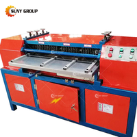 Machine de séparation du cuivre et de faite à la main, équipement de dénudage et d'épluchage de radiateur