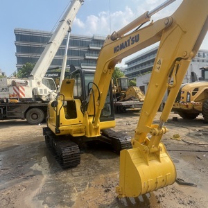 Used KOMATSU PC56 Mini Excavator 5.6 Ton Hydraulic Crawler Excavator Construction <b>Machinery</b> - Product Image 2