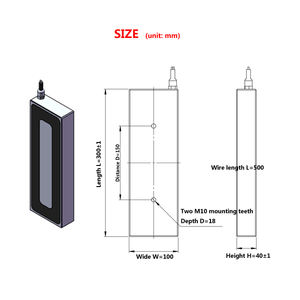 小型の強力な磁石500Kg600Kg Dc 24v 36v長方形の磁石 - Product Image 6