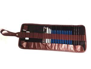 Bview sanat türük çizim kalem kroki seti Roll Up tuval kalem çantası çizim boyama sanatsal aracı sanatçılar ve yeni başlayanlar için - Product Image 6