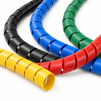 Manchon de protection en spirale PP pour faisceaux de câbles de distributeurs automatiques et de kiosques