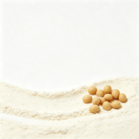 Poudre de protéines de soja naturelle en gros, protéines végétales de soja pour la formulation d'aliments fonctionnels et de compléments alimentaires