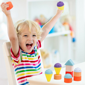 Jouet éducatif à empiler Kean Baby avec blocs à enfiler pour enfants de 4 à 6 ans, entraînement aux compétences motrices fines - Product Image 2