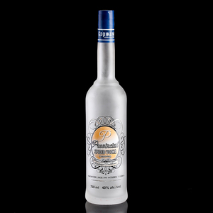 Tùy Chỉnh <span class=keywords><strong>750Ml</strong></span> 75cl Frosted Chai Thủy Tinh Rỗng Cho <span class=keywords><strong>Vodka</strong></span> - Product Image 4