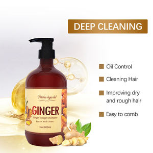 Shampooing de soin des <span class=keywords><strong>cheveux</strong></span> de luxe personnalisé de 800ml shampooing antipelliculaire anti-démangeaisons au gingembre qui favorise la croissance des <span class=keywords><strong>cheveux</strong></span> et l'hydratation - Product Image 4