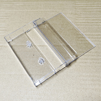 Boîte de rangement transparente pour cassettes audio, pour la protection et la présentation des bandes audio, boîtier en plastique dur anti-poussière, compatible C60 C90, pour la maison