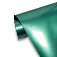 1.52*17 gros Mamba vert brillant métallisé voiture Wrap Film vinyle autocollants sans bulle d'air complet personnalisé voiture vinyle Wrap prix