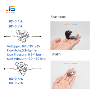 Mini3v/6v/12v מיקרו ואקום אוויר דיאפרגמה מנוע משאבת מנוע 3v 3v dc 500ma קטגוריה מוצר משאבות - Product Image 4