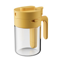 Bocaux à épices en verre pour cuisine, multi-compartiments, tout-en-un, avec couvercle-cuillère intégré, ensemble complet, design minimaliste moderne