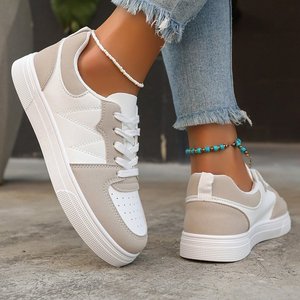Nouvelle Arrivée Automne 2025 : Baskets Blanches Tendance pour Femme, Décontractées Toutes Saisons, en Maille, Style Niche pour Filles, Polyvalentes, à Semelle Épaisse, Chaussures d'Étudiante - Product Image 4