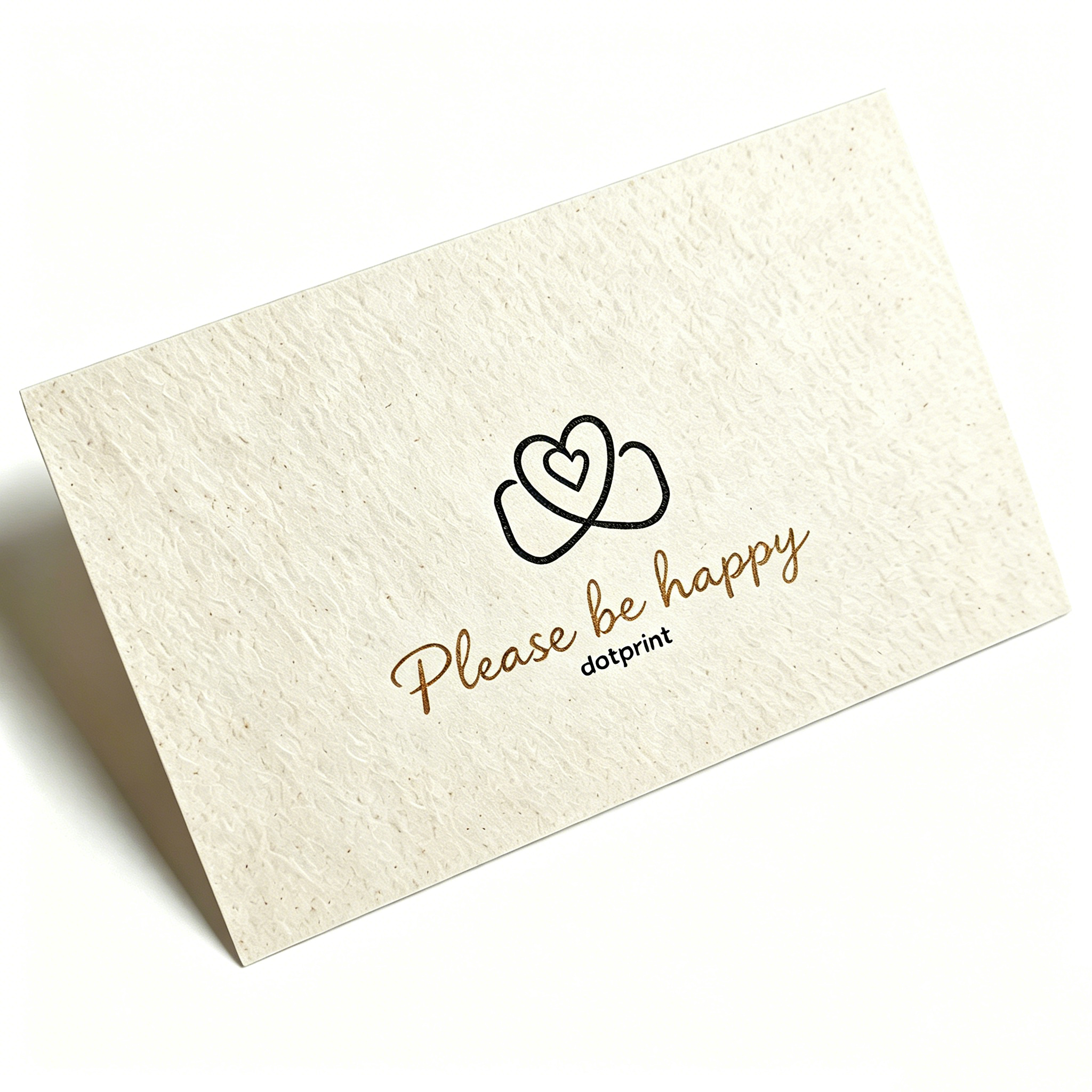 Custom Print Seed Paper Greeting Card, Eco-friendly Plantable Seed Paper Card With Logo, Recycled Paper Thank You Card